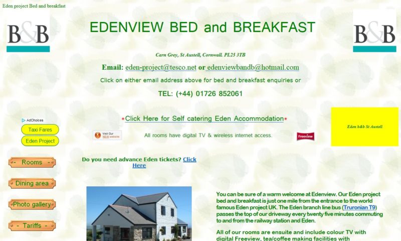 Edenview B & B