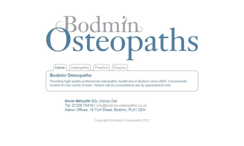 Bodmin Osteopaths