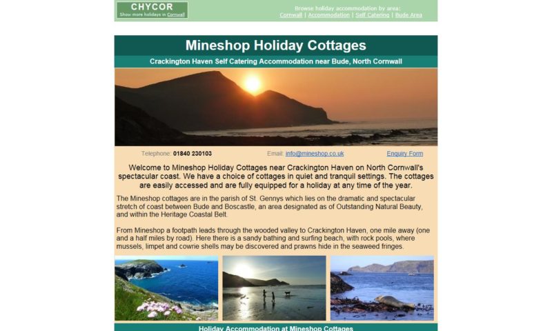 Mineshop Holiday Cottages