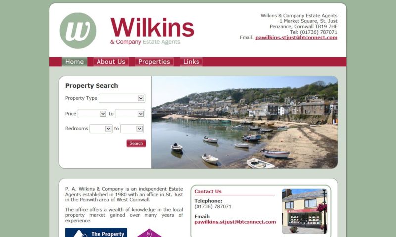 P.A. Wilkins Estate Agents